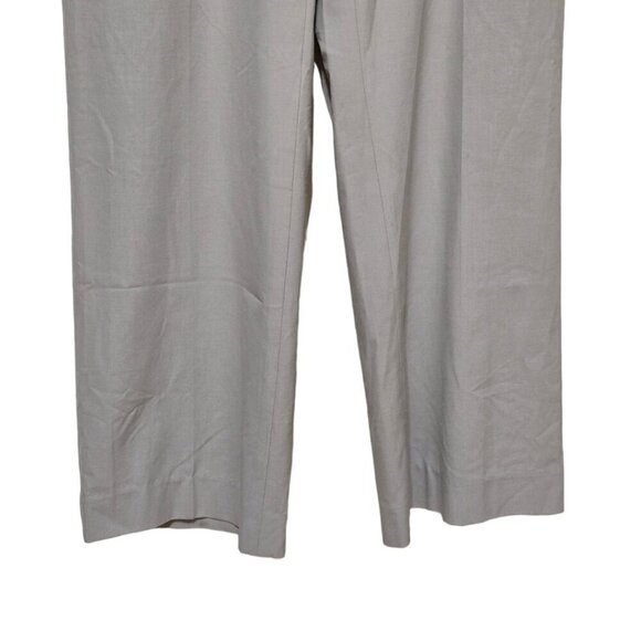 Michael Kors Tan Mid-Rise Flat Front Straight Leg Dress Pants Sz 10 - Picture 2 of 8